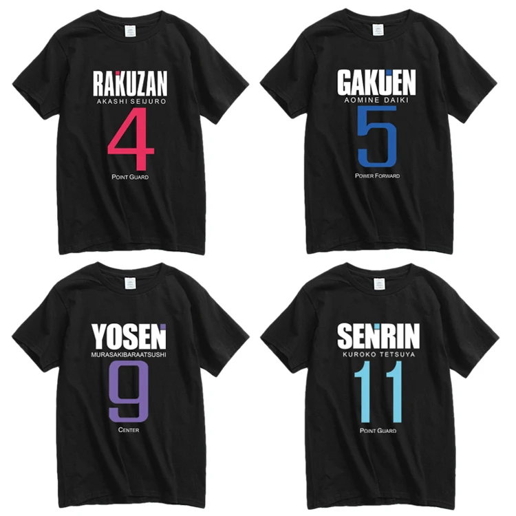 

Новинка футболка для косплея Kuroko's с изображением баскетбольного мяча Kuroko no Basuke Akashi seiтрико Мужская футболка из хлопка аниме топы футболки