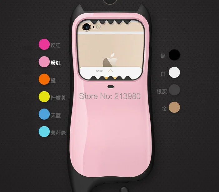 200pcs/lot Creative Phone Case 4.7 inch for iphone 6 Unique Model with Pothook Multicolor Optional Protector Back Covers |