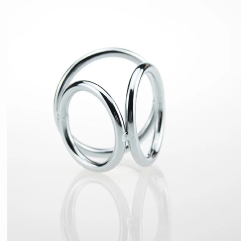 Кольцо на пенис из нержавеющей стали для мужчин растягивающее кольцо Пояс