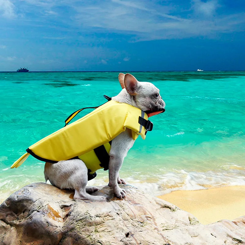 Маскировка спасательный жилет для собаки акула и утка дизайн Pet swim ming Летний