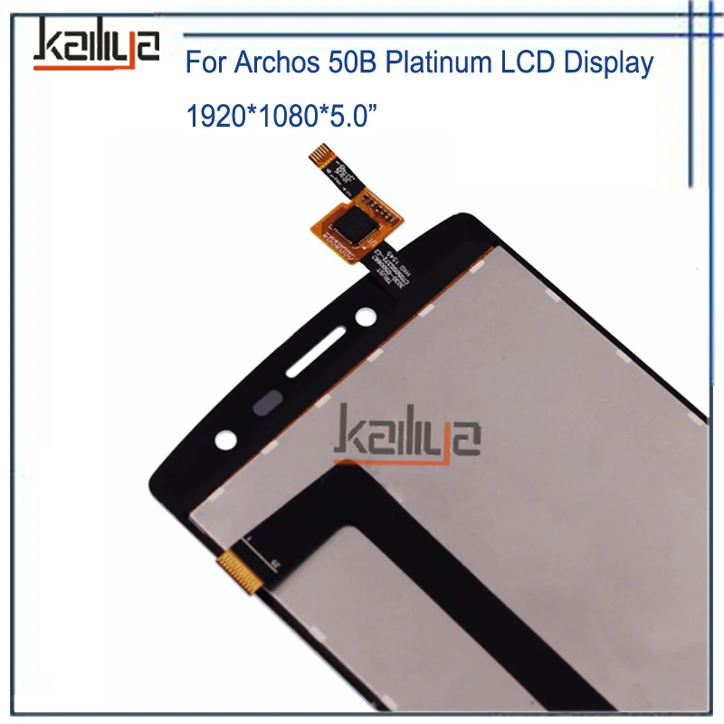 Для Archos 50B Платиновый ЖК-дисплей + 5 0 дюймов черный Сенсорный экран дигитайзер