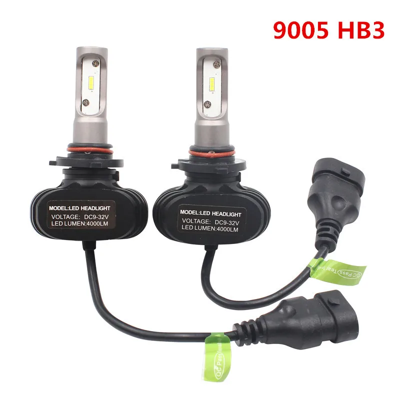 Светодиодные лампы для автомобильных фар S1 N1 CSP H1 H3 H7 H8 H9 H11 9005 9006 H13 9004 9007 H4 Auto PSX24 H27