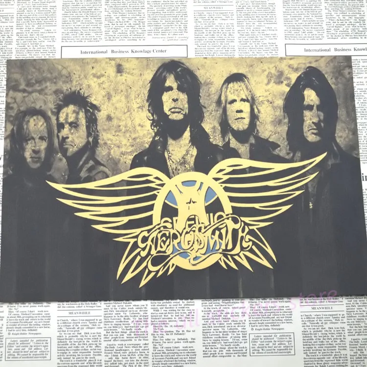 Декор для дома Aerosmith Крафтовая кислота музыка постер рисование сердечника