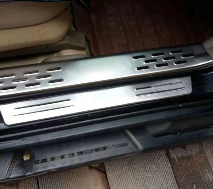 Аксессуары для HYUNDAI TUCSON 2005 2006 2007 2008 2009 2010 2011 2012 2013 Добро пожаловать пластины порога из нержавеющей стали отделка