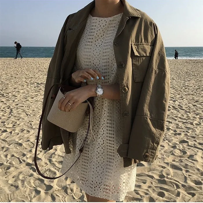 

2019 Designer chic beach bag nets bucket bags summer totes high quality Women Bag Vintage crossbody Shoulder Handbags