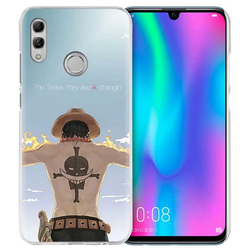Одна деталь аниме чехол для huawei Honor 8X Y9 9 10 Lite Play 7C 8C 8S 8A фотоаппаратов моментальной печати 7S 7A Pro V20 20i Y6 Y7 Y5 жесткий чехол из ПК для телефона Coque