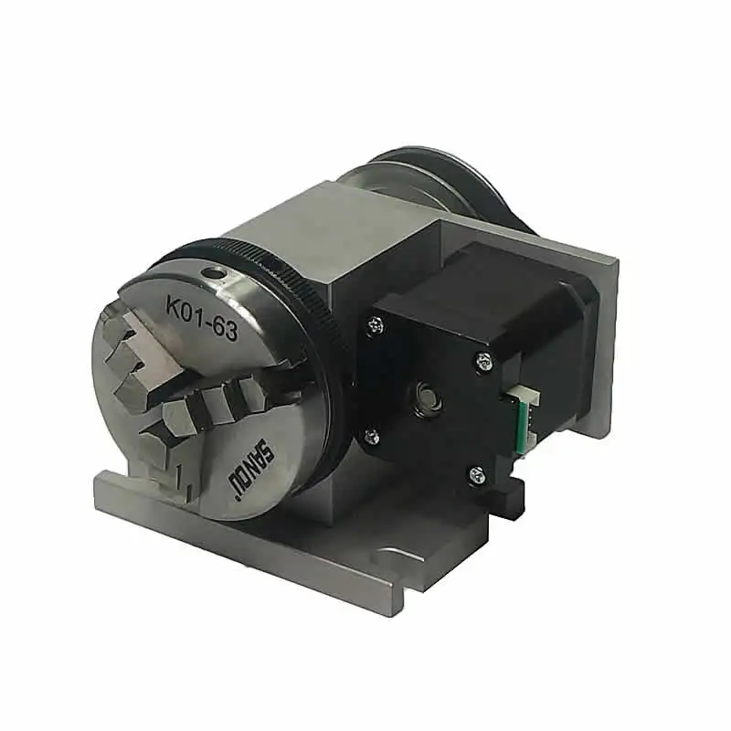 rotary axis Cnc роторная ось патрон 65 мм активность задняя часть 4th ось для ЧПУ маршрутизатор гравер фрезерный станок - Цвет: rotary axis