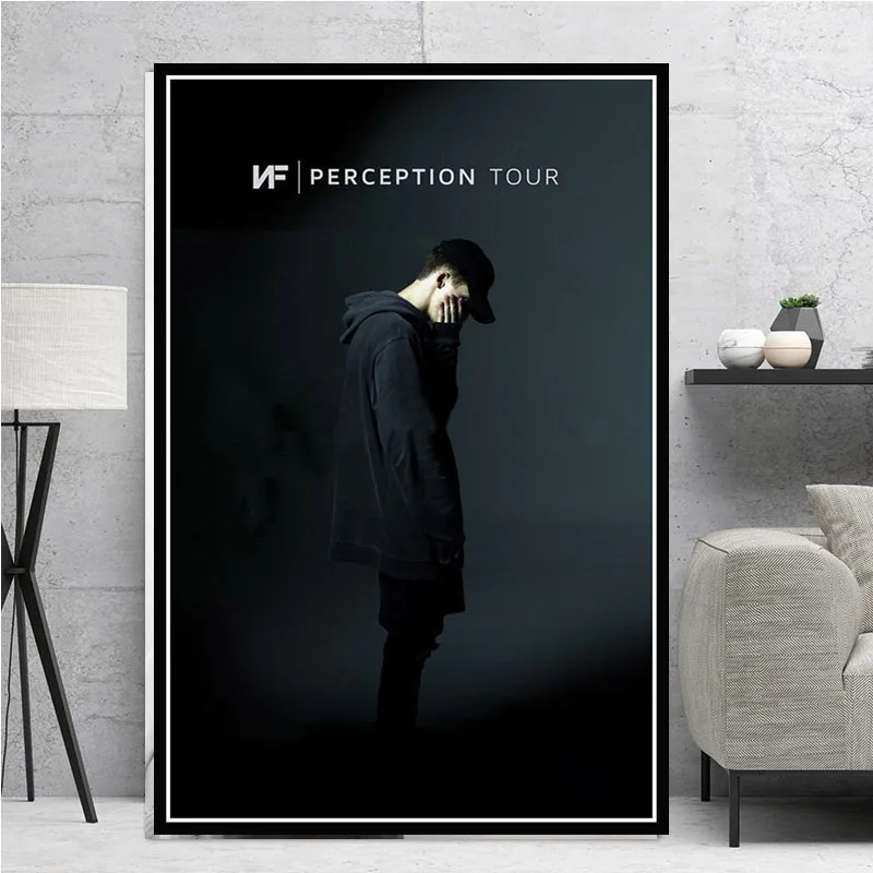 Новинка NF Rapper хип хоп музыка звезда Рэп певица подарок картина художественный