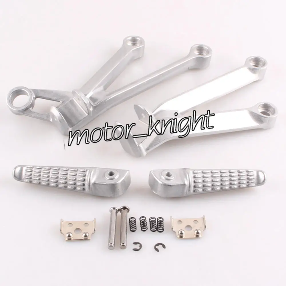 Задние Пассажирские подножки L & R подставка для ног и скобы Kawasaki Ninja ZX10R 2004 2005|bracket