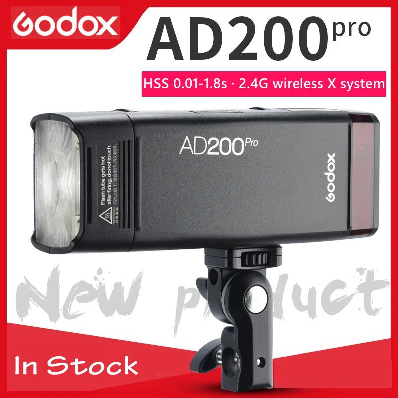 Внешняя вспышка Godox AD200Pro 2 4 Вт TTL 1/8000G 0 01 HSS 1 8-2900 s с переработкой батареи мАч xPro X1T |