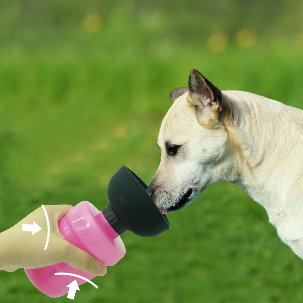 Собака Pet бутылка для воды собака диспенсер для воды щенок кошка портативный складной Открытый поилка силиконовая чашка для выдавливания воды