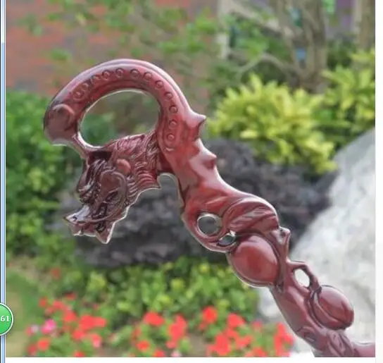 Натуральное красное дерево чистый натуральный деревянный дедушка удача старая