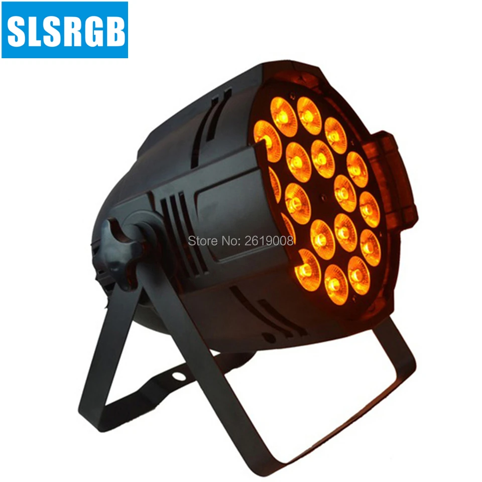 LED DJ PAR 64 18x12w LIGHT RGBA 4in1 DMX512 STAGE PARTY SHOW HIGH POWER RGBY quad color 12W Par Can Light dmx 8CH par | Лампы и