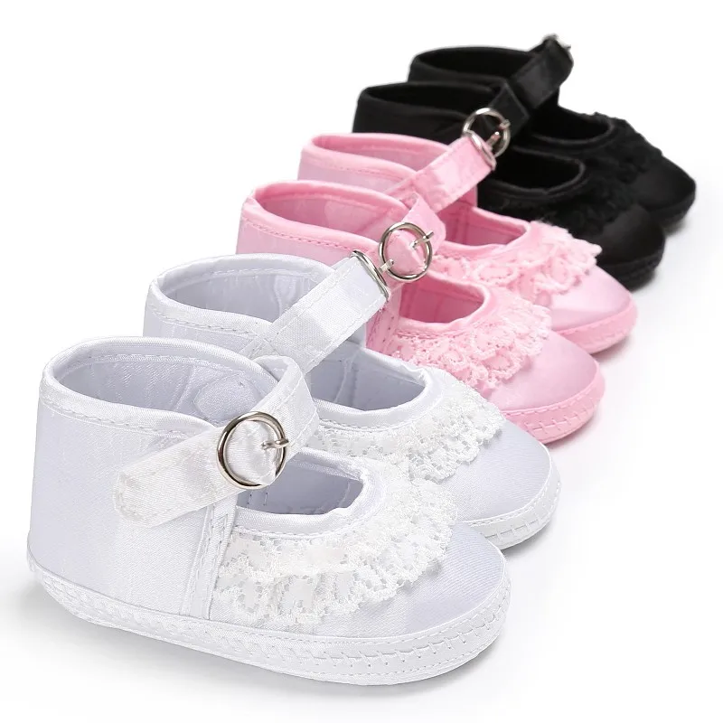 2017 г. Летняя детская обувь для маленьких девочек кружевная с милым принтом