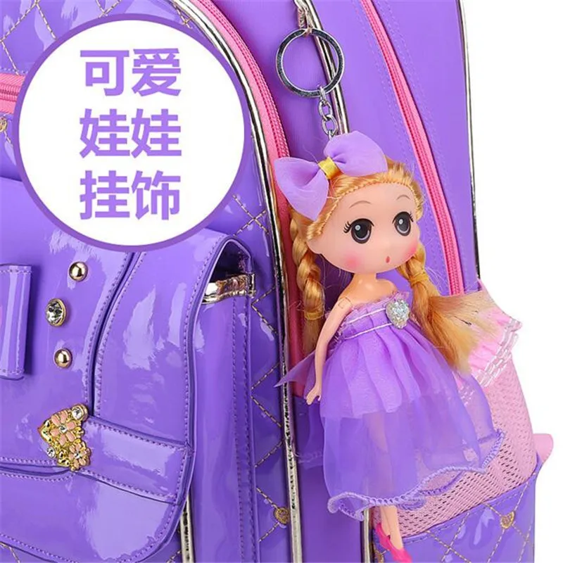 Новинка милый детский рюкзак класс 1 6 школьные сумки для девочек PU