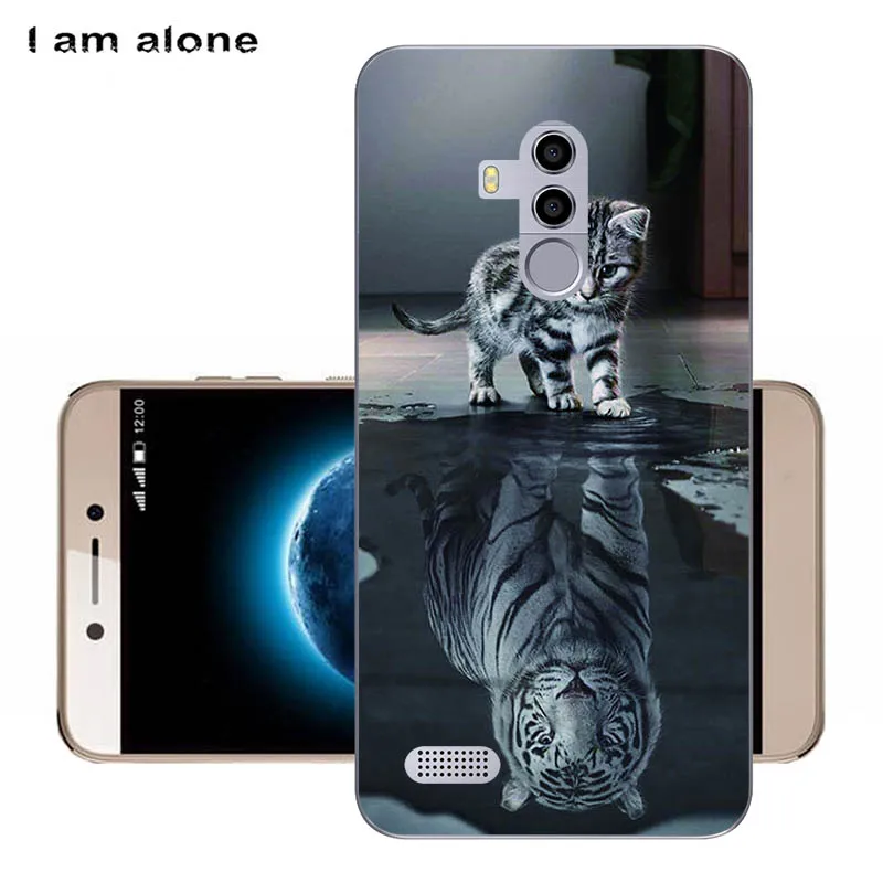 TPU F40 Чехлы для телефонов I am alone для Leagoo T8s 5,5 дюйма, мягкие чехлы из ТПУ для мобильных телефонов с мультяшным принтом для Leagoo T8s, сумки - Цвет: TPU F40