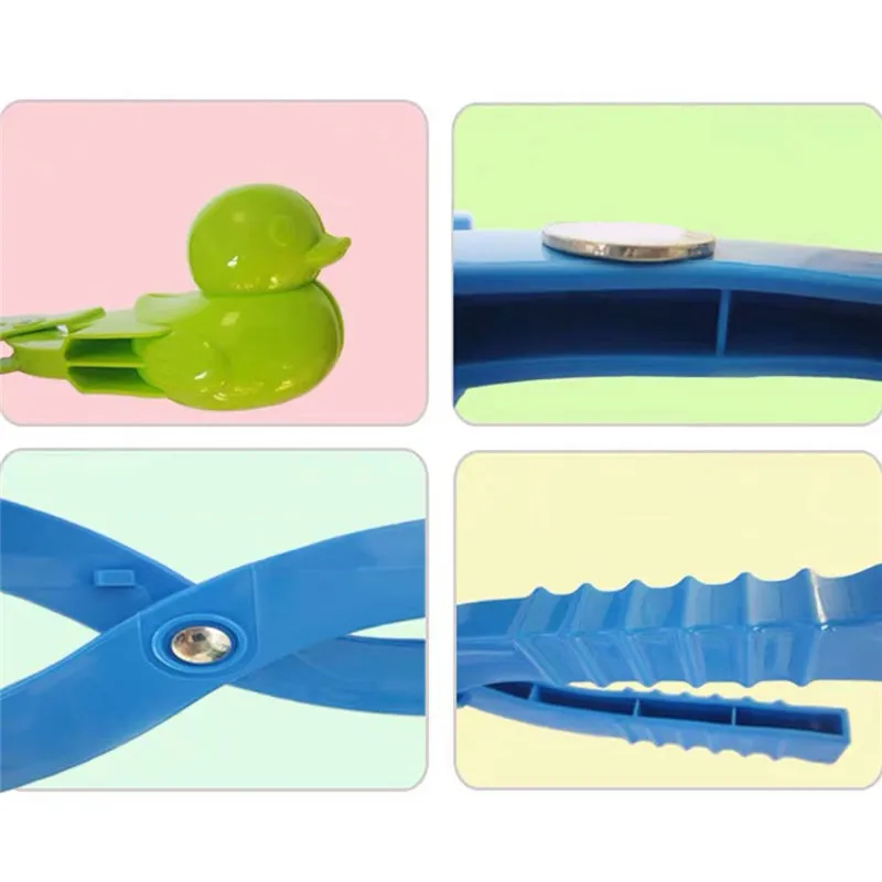 

Cartoon Lovely Duck Shaped Snowball Maker Clip Kids Outdoor Winter Snow Sand Mold Tool Random Color Dropshipping Wholesale