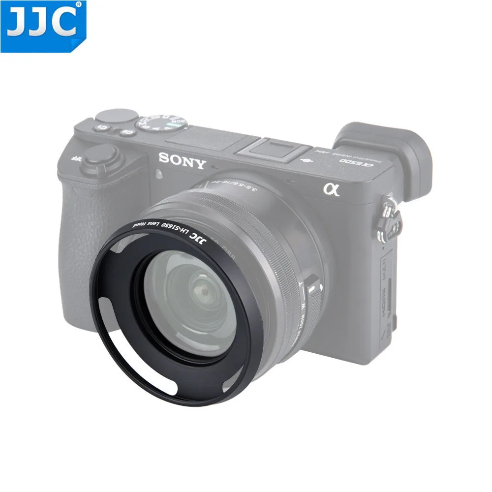 Металлическая бленда JJC для объектива SONY E PZ 16 50 мм f3.5 5 6 OSS SELP1650/ NIKON 1 NIKKOR 10 f/2 8/SAMSUNG 20