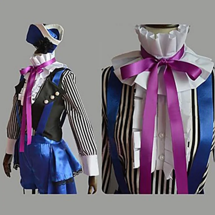 Новинка! Японское аниме черный дворецкий Ciel Phantomhive Master Shire Косплей Костюм для