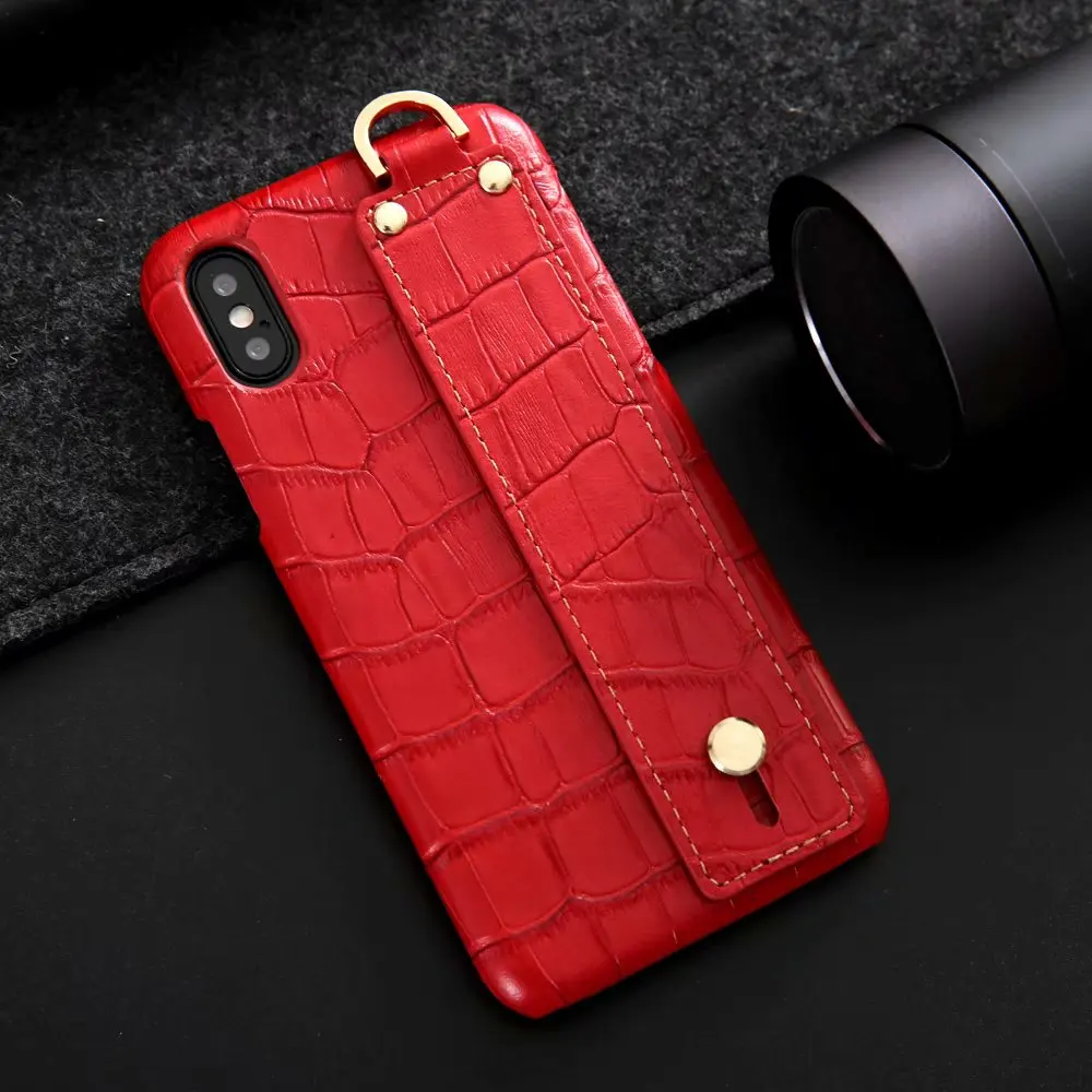 Чехол RedKoi из натуральной кожи для iPhone X XS MAX XR роскошный кожаный чехол-подставка с