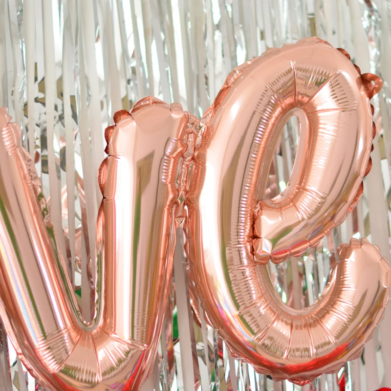 Свадебные шары с буквенным принтом новинка воздушный шар Красным золотом нижний