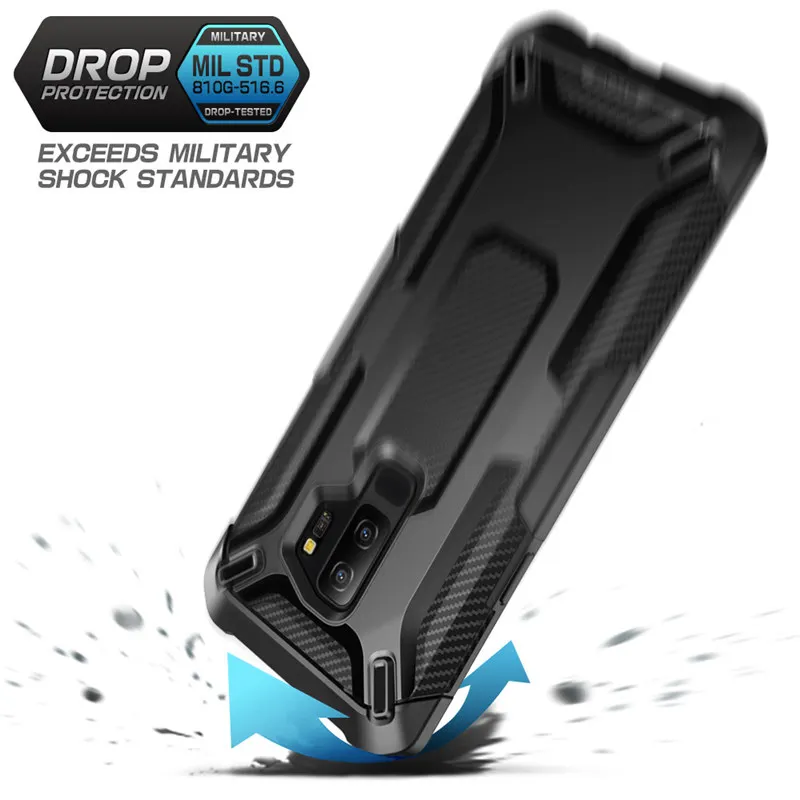 Для samsung Galaxy S9 Plus SUPCASE Единорог Жук серии ТПУ+ Жесткая Поликарбонат Премиум Гибридный Защитная крышка