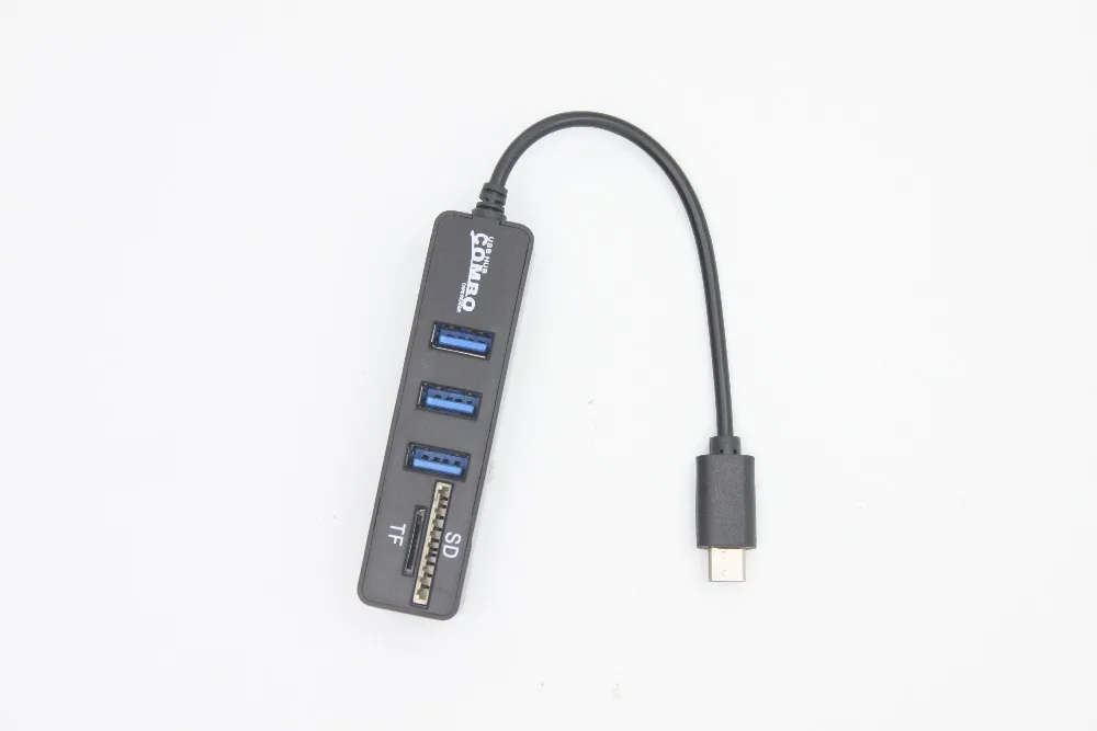 Для Macbook HP Lenovo Matebook USB C адаптер комбинированный 2 0 + SD/TF кардридер ПК ноутбук