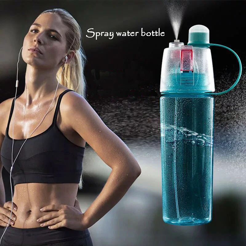 Бесплатная доставка бутылка для воды с распылителем езды на велосипеде