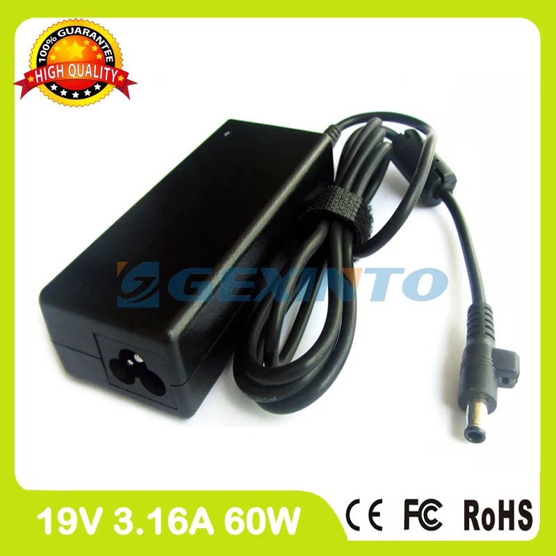 

19V 3.16A 60W Ноутбук ac адаптер питания PSCV600122B SPA-830E SPA-P30E для Samsung зарядное устройство DP505A2G DP515A2G E3415 E3420 P200 P208