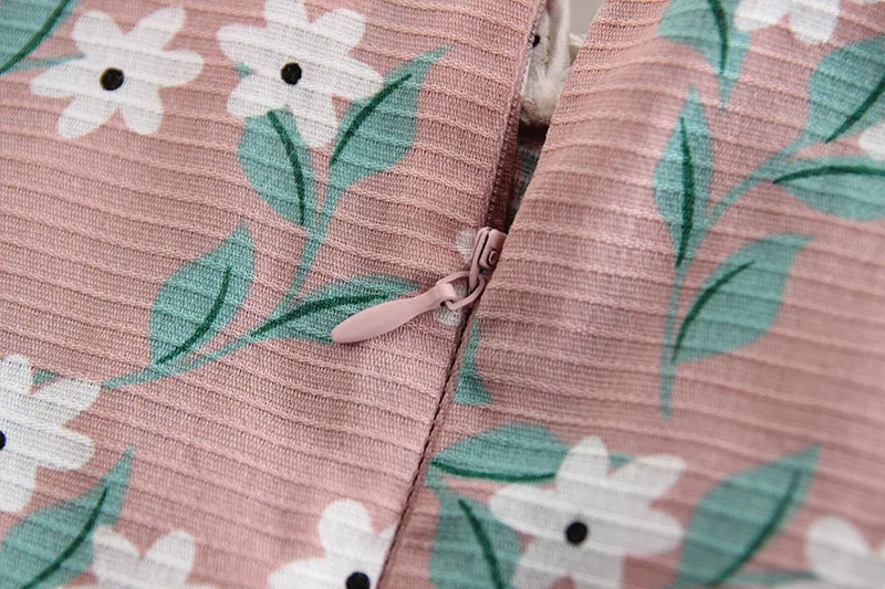 Демисезонный платье с длинными рукавами для девочек цветочный 2 до 8 лет