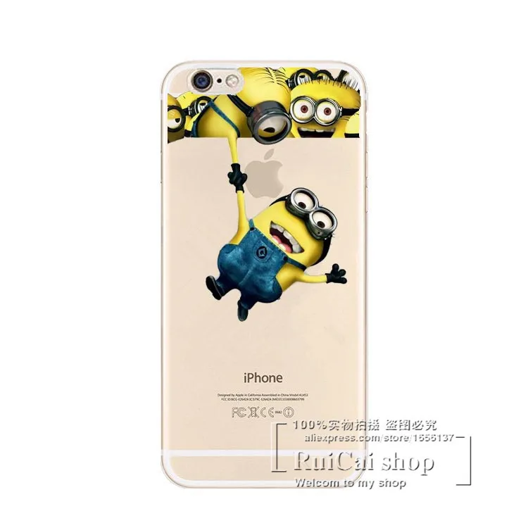 New Arrival Minions Cases For iPone 6 Super Cute Design Case Cover Apple iphone 6S 4.7 inch Free Shipping |