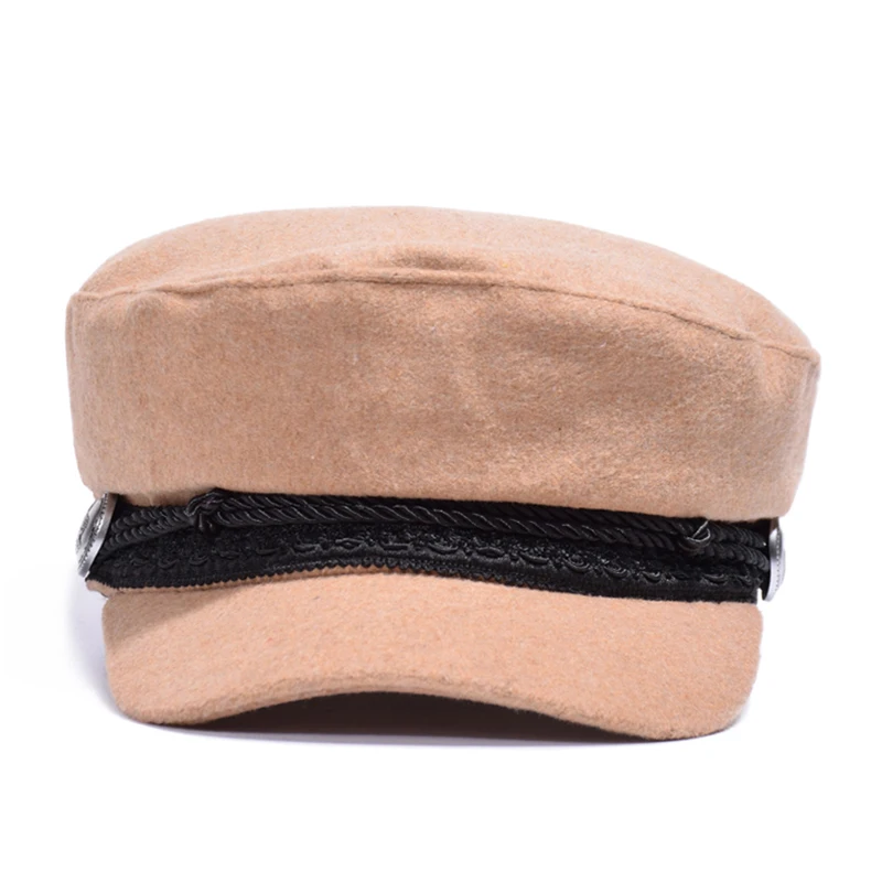 SMANGET New Fashion Crown Button Berets Women Warm Winter Hats French Style Thicken Wool Knitted Hat For Female Sports Bonnet | Аксессуары
