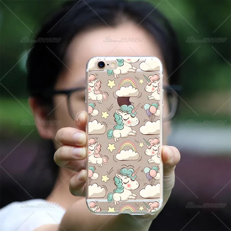 Силиконовый чехол для iPhone XS MAX XR X 6 Plus 6s 5 8 7 Plus|unicorn case|case for iphonecase designer |