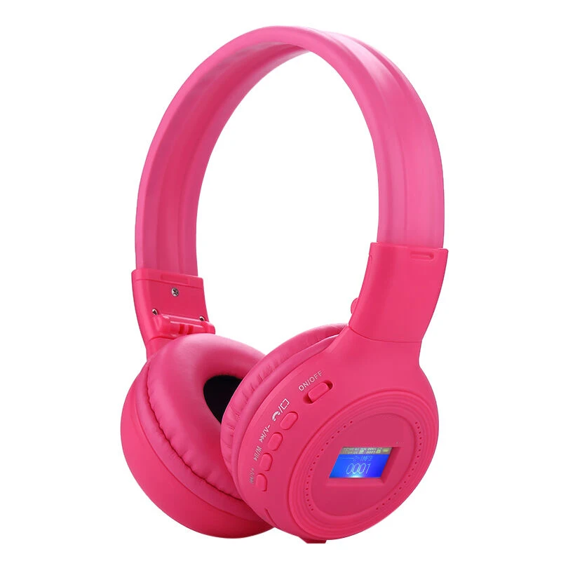 NVAHVA светящиеся Bluetooth гарнитура наушники Складные беспроводные ЖК-экран Auriculares с