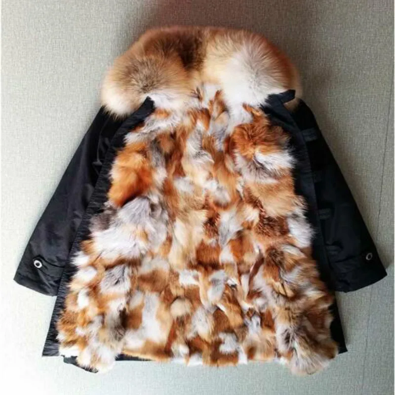 2021 новый натуральный Шуба из натурального Лисьего меха Женская модная зимняя