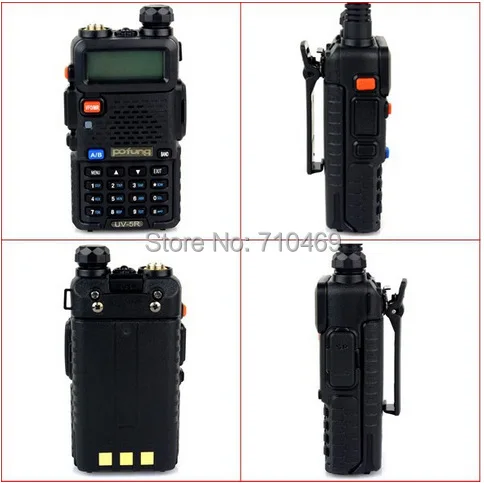 DHL Бесплатная доставка + Pofung UV 5R двухдиапазонный VHF 136 174 MHz/UHF 400 520MHz 5W 128CH Walk Talk