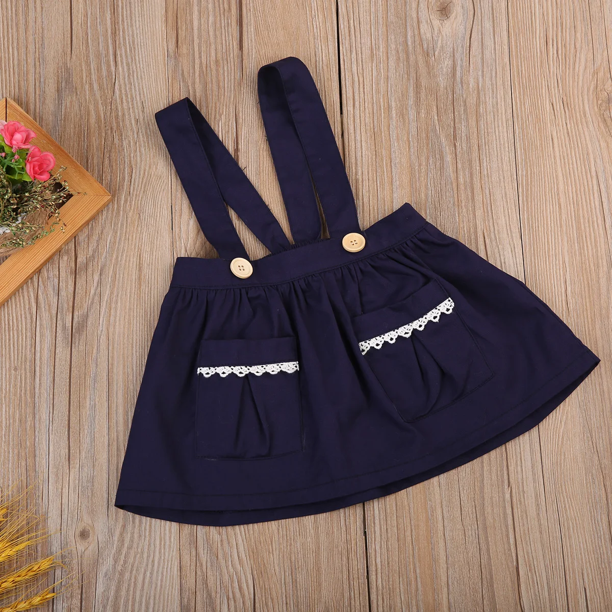 2019 Newborn Infant Babies Kids Girl Dress Cute Baby Dresses Sleeveless Braces Above Knee Casual Autumn Party 6M-3Y | Детская одежда и