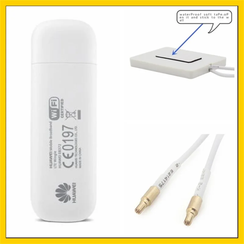 E8372 E8372h-153 150 Мбит/с 4G LTE Wifi модем+ 4G усилитель Сигнала Антенна с 2 м кабелем двойной разъем TS9