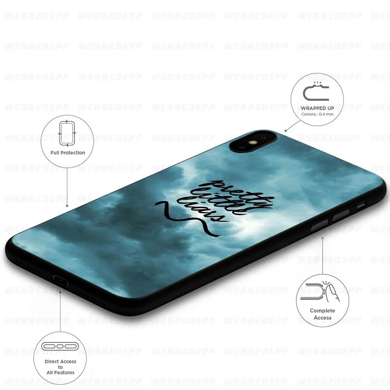 WEBBEDEPP Pretty Little Liars Tv Мягкий силиконовый чехол для iPhone 11 Pro Xr Xs Max X или 10 8 7 6 6S Plus 5 5S SE Case