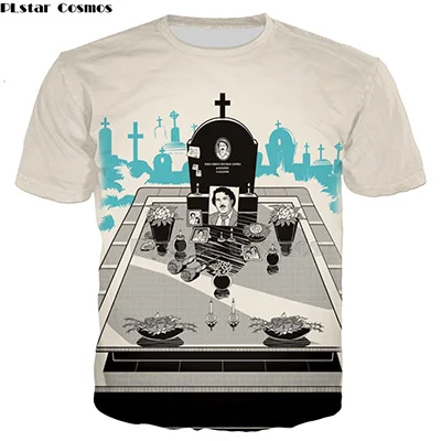 Синий PLstar Cosmos Narcos Pablo Escobar Narcos bullet черные толстовки мафия хип-хоп мужские футболки Harajuku Streetwear-6 - Цвет: Синий