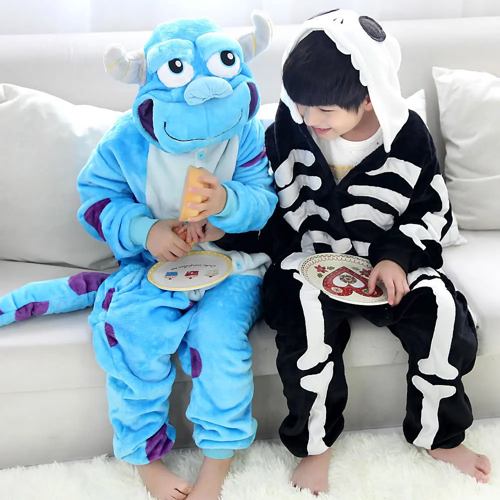 Малыш Монстры Sulley Салливан для детей рисунок Hello Kitty животного Onesie череп