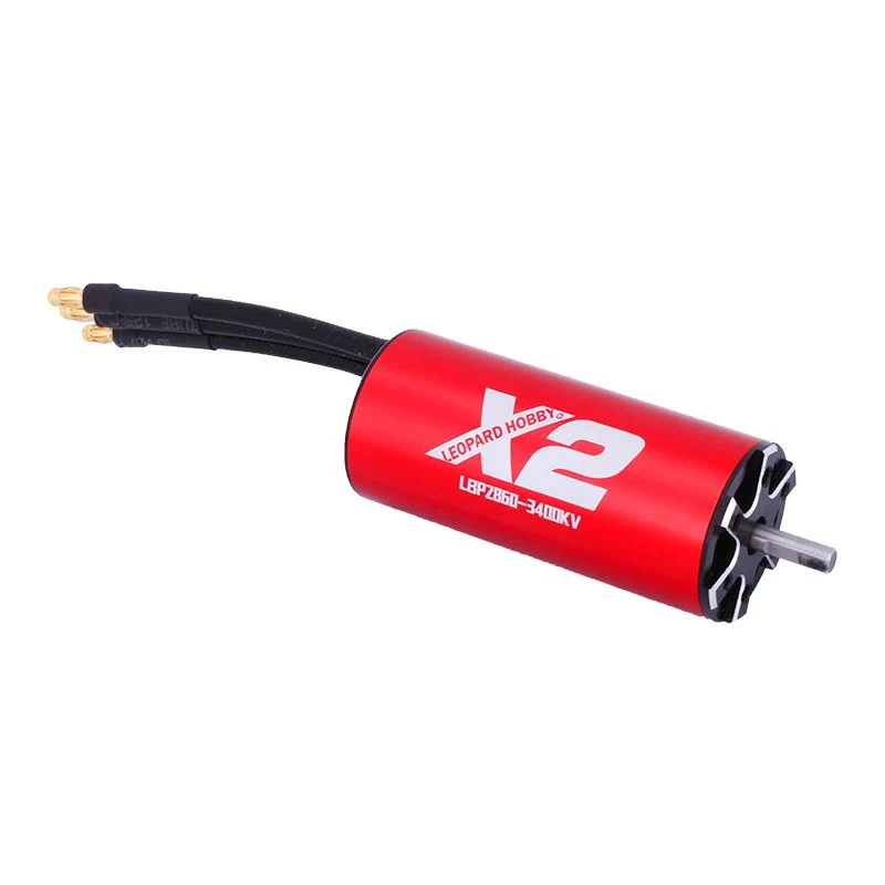 Fatjay Леопард хобби LBP2860 X2 бесщеточный inrunner 3400KV 5050KV 2-3S lipo батарея 4-полюсного мотора для RC лодки