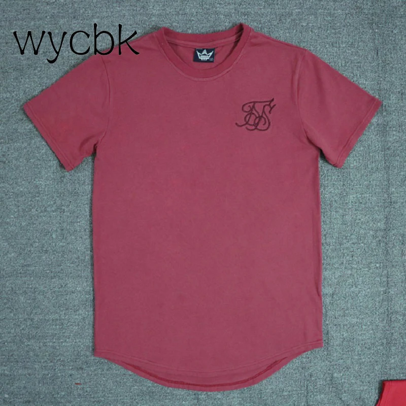 Wycbk новая уличная мужская длинная в стиле Канье Уэст футболка хлопок Swag Мужская s