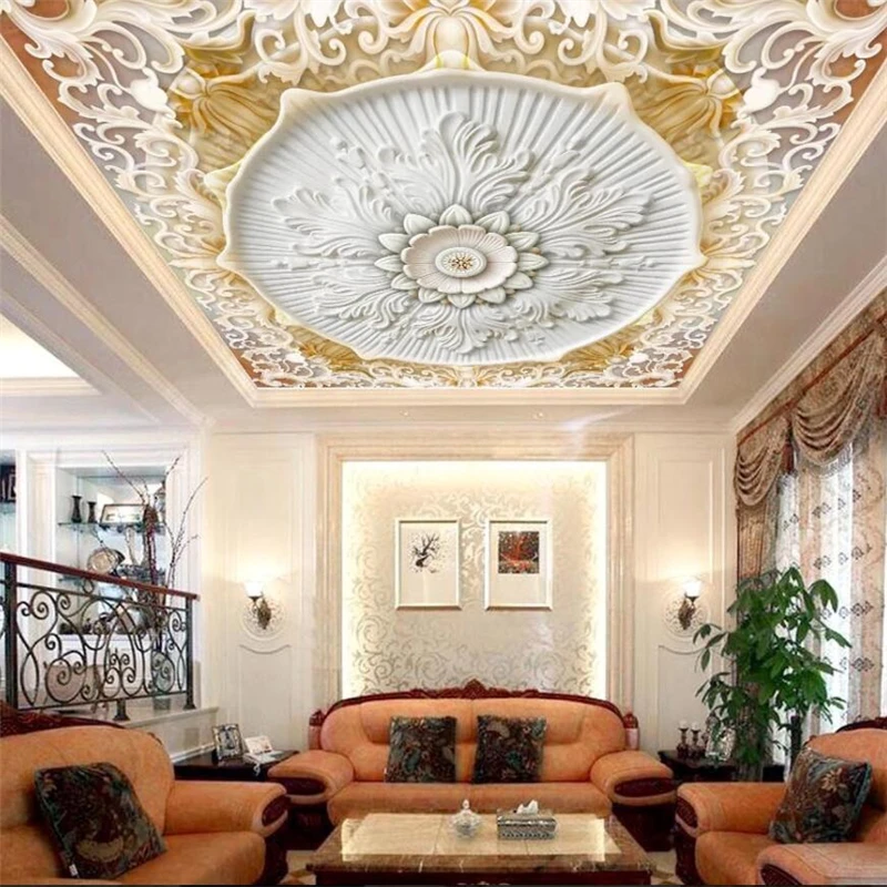 wellyu Luxury palace style European 3D Zenith mural custom large environmental wallpaper papel de parede para quarto | Обустройство