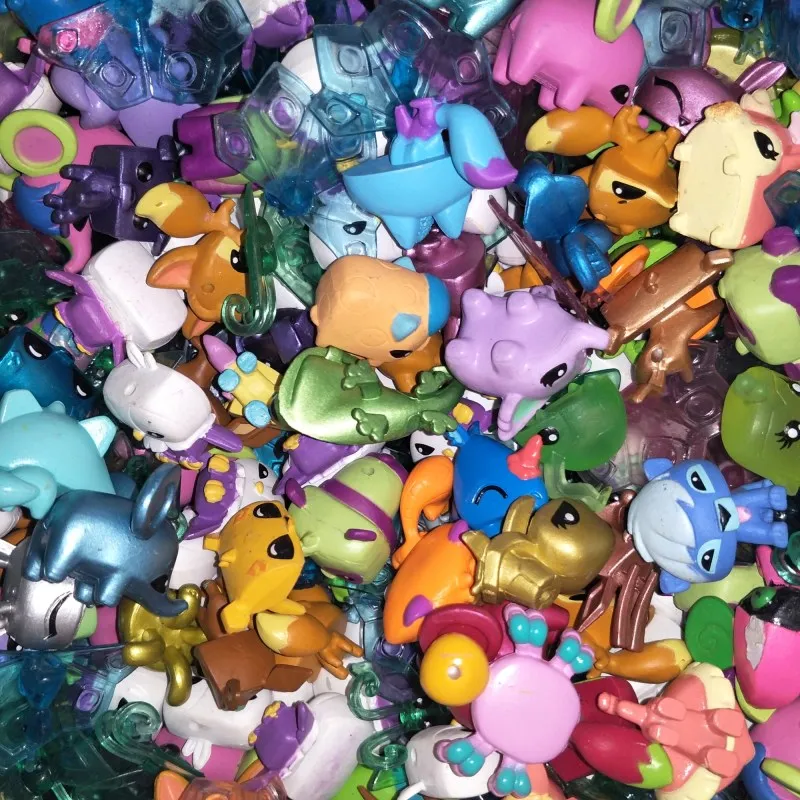 100 шт./лот фигурки животных джема игрушки коллекция кукол маленький зоомагазин