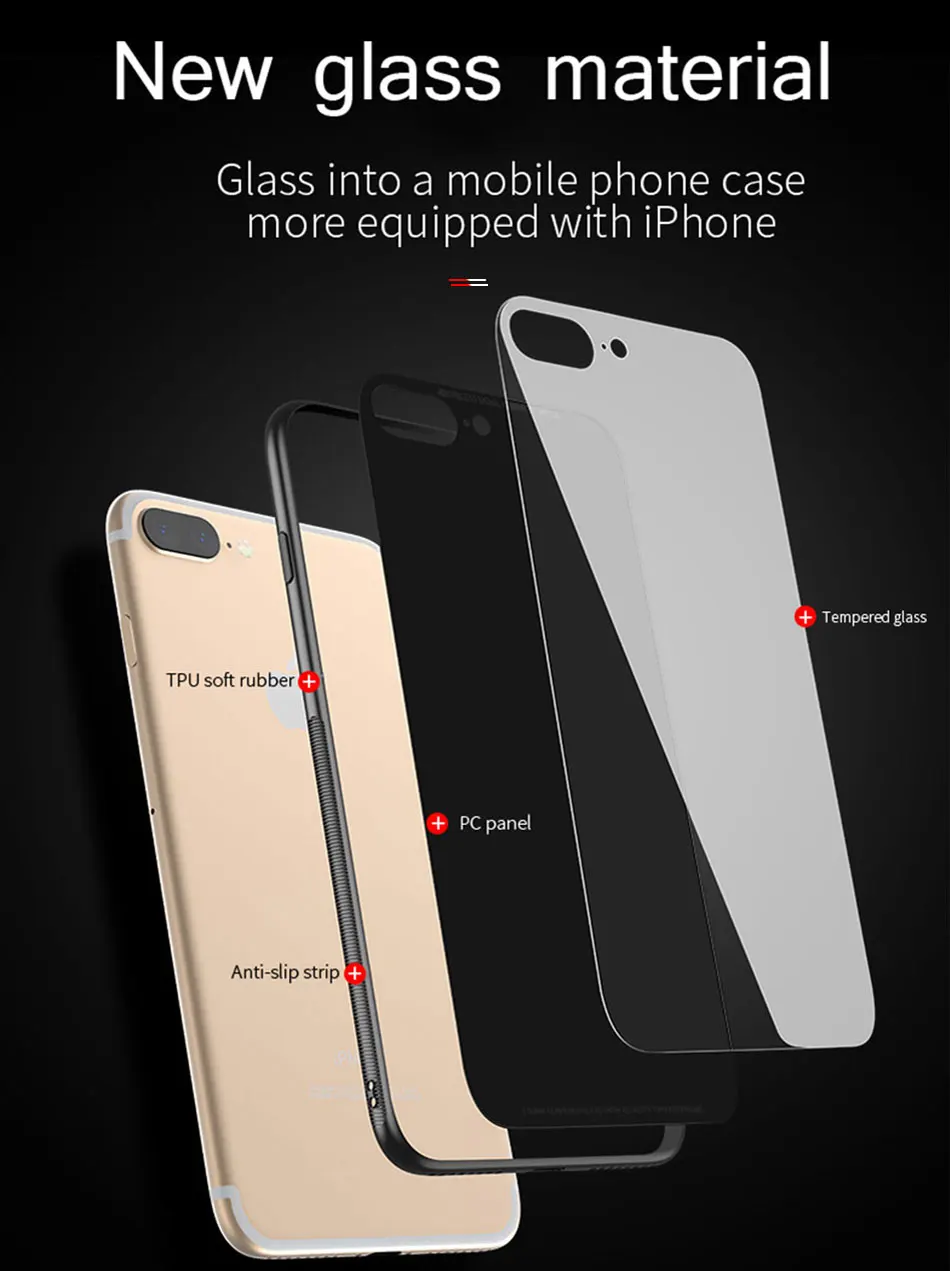 Телефон защитное стекло крышка+ силиконовый бампер чехол на для афон iPhone 5 5S SE 5SE S 6 6s плюс 6 S плюс 7 8 7 плюс 8 плюс+ защитный