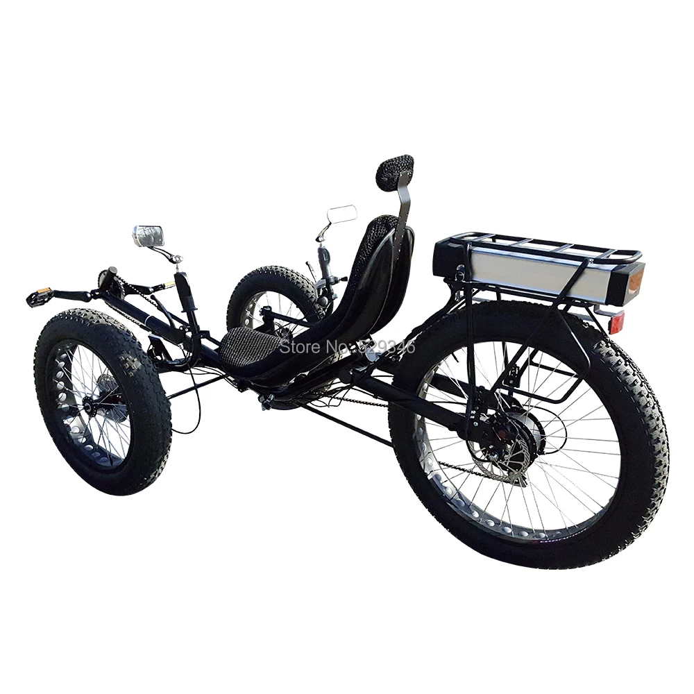 500 Вт 7 скоростей снег и Песок Большой Fat Tire Полножирной шины Электрический