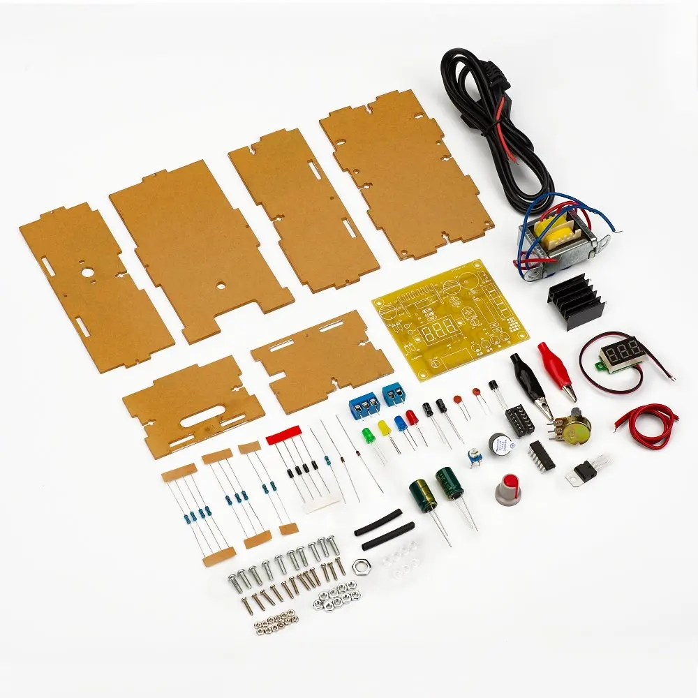 Электронный diy комплект LM317 Регулируемое напряжение 220 В до 1,25 в-12,5 в понижающий источник питания diy электронные схемы