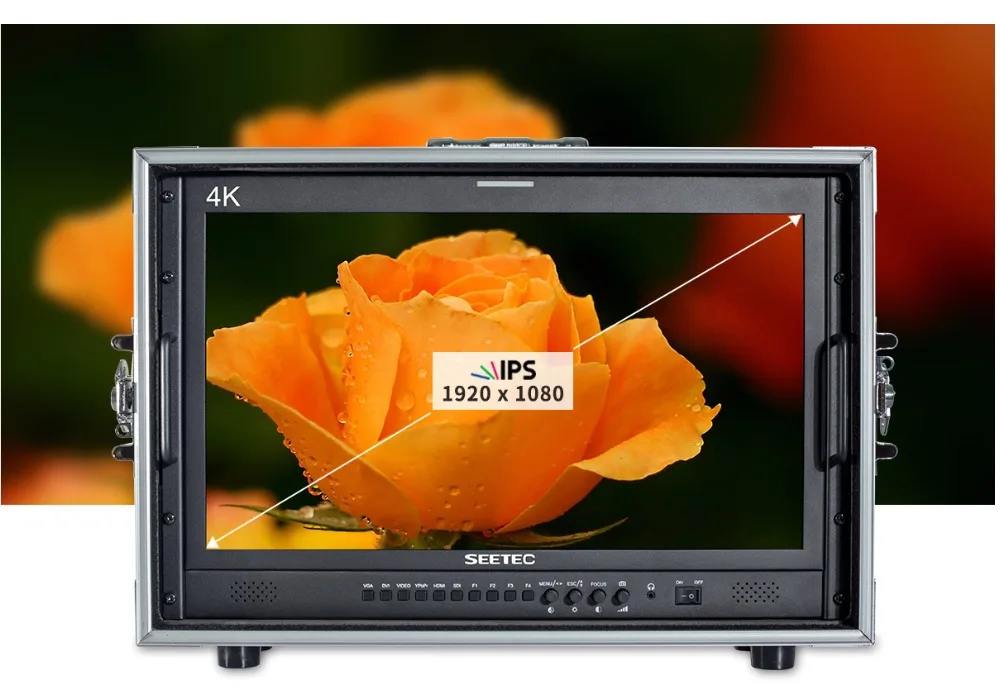 Seetec 4K215-9HSD-192-CO 21," ips Full HD 1920x1080 Carry-on вещания монитор с 3G-SDI HDMI AV YPbPr директора чемодан