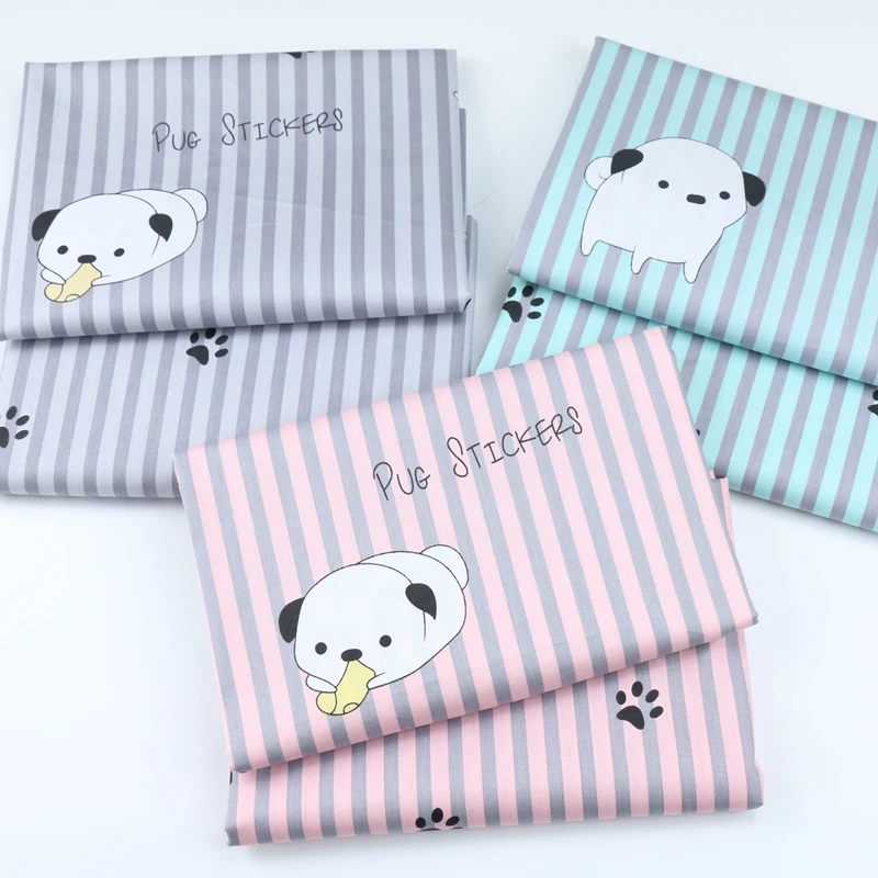 Новинка 6 шт. мультяшный принт собачьи лапки кукла хлопок пэчворк ткань комплект